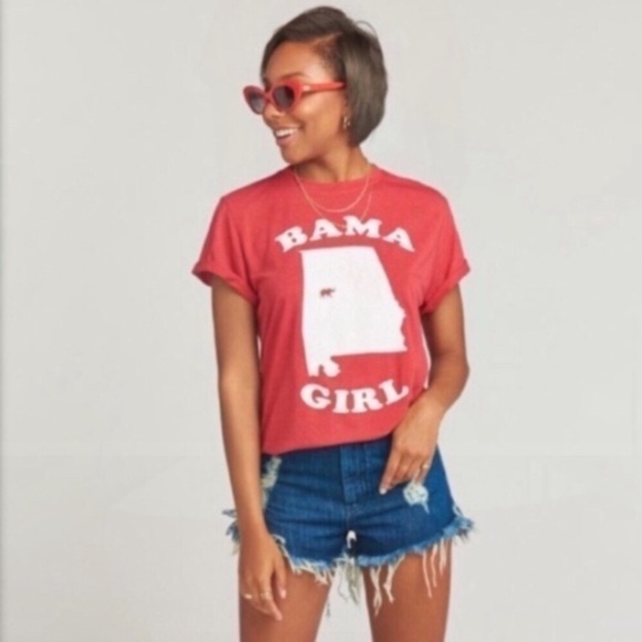 Show Me Your Mumu Red Bama Girl Tee - Picture 6 of 10